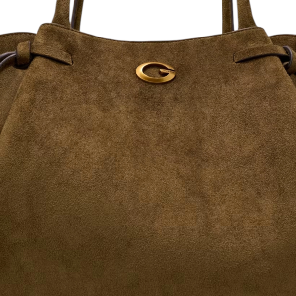 Guess - Γυναικεία Τσάντα Ώμου Emelie Logo HWSG2237230-OLV Λαδί HWSG2237230-OLV
