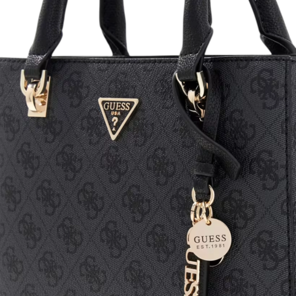 Guess - Γυναικεία Τσάντα Ώμου Noelle II HWBG9672050-CLO Μαύρο HWBG9672050-CLO