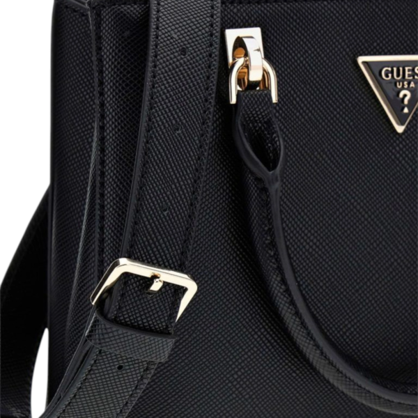 Guess - Γυναικεία Τσάντα Ώμου Noelle II HWZG9672050-BLA Μαύρο HWZG9672050-BLA