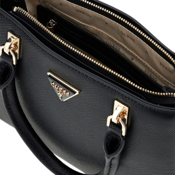 Guess - Γυναικεία Τσάντα Ώμου Noelle II HWZG9672050-BLA Μαύρο HWZG9672050-BLA