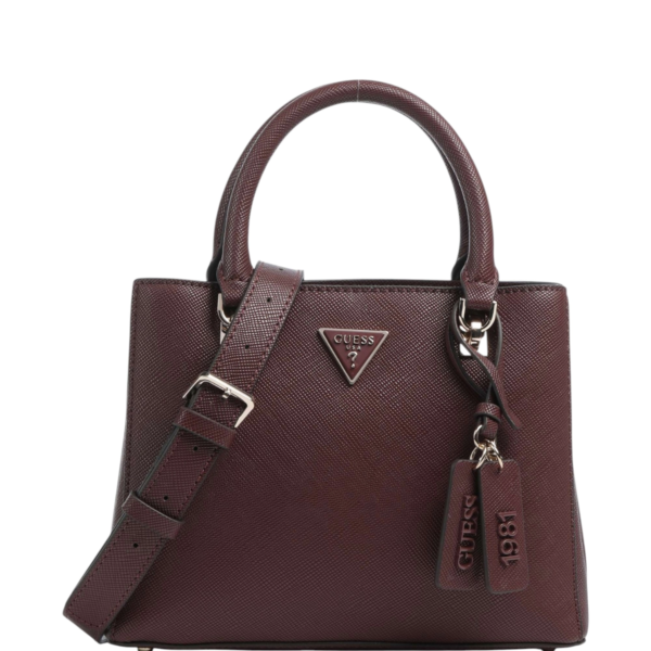 Guess - Γυναικεία Τσάντα Ώμου Noelle II HWZG9672050-BUR Μπορντό