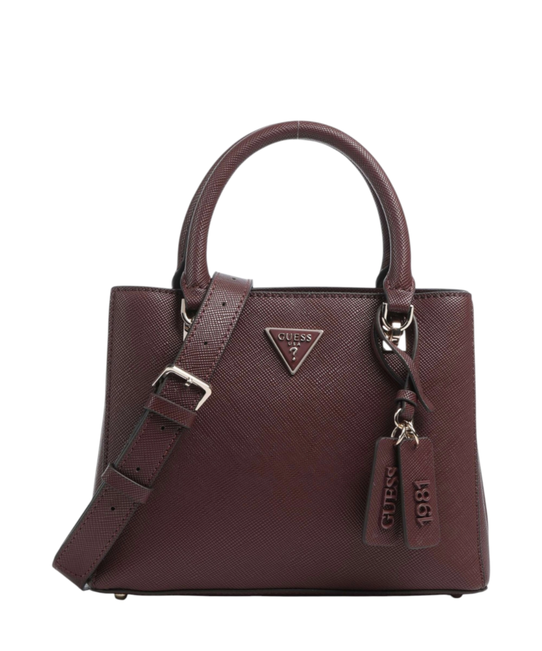Guess - Γυναικεία Τσάντα Ώμου Noelle II HWZG9672050-BUR Μπορντό