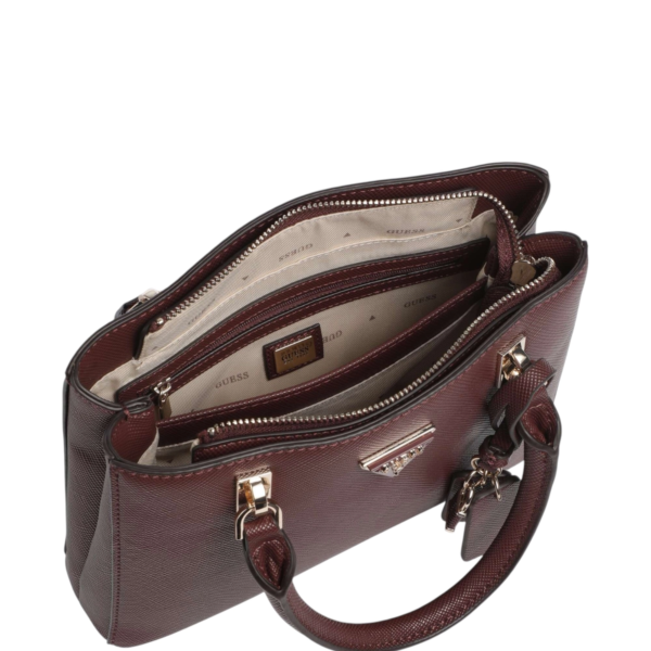 Guess - Γυναικεία Τσάντα Ώμου Noelle II HWZG9672050-BUR Μπορντό HWZG9672050-BUR