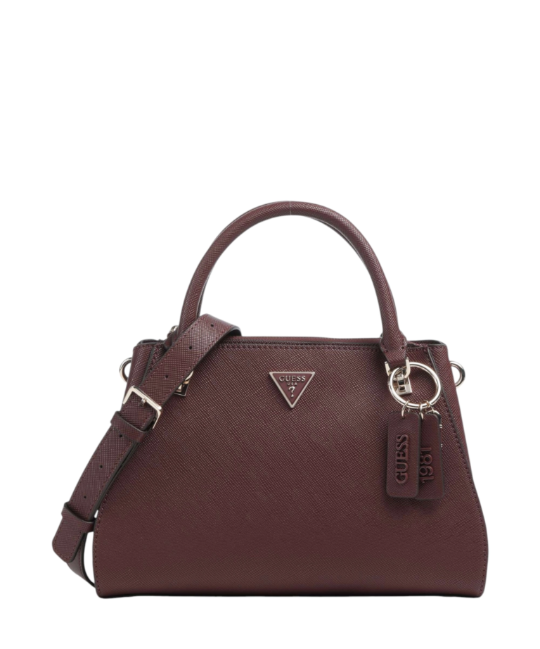 Guess - Γυναικεία Τσάντα Ώμου Noelle II HWZG9672070-BUR Μπορντό