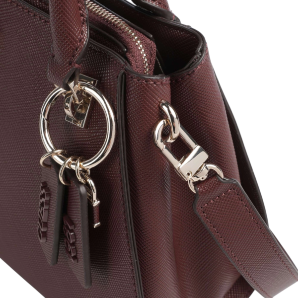 Guess - Γυναικεία Τσάντα Ώμου Noelle II HWZG9672070-BUR Μπορντό HWZG9672070-BUR