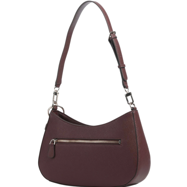 Guess - Γυναικεία Τσάντα Ώμου Noelle II HWZG9672180-BUR Μπορντό HWZG9672180-BUR