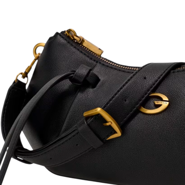 Guess - Γυναικεία Τσάντα Ώμου/Χειρός Allegra HWBG2237180-BLA Μαύρο HWBG2237180-BLA