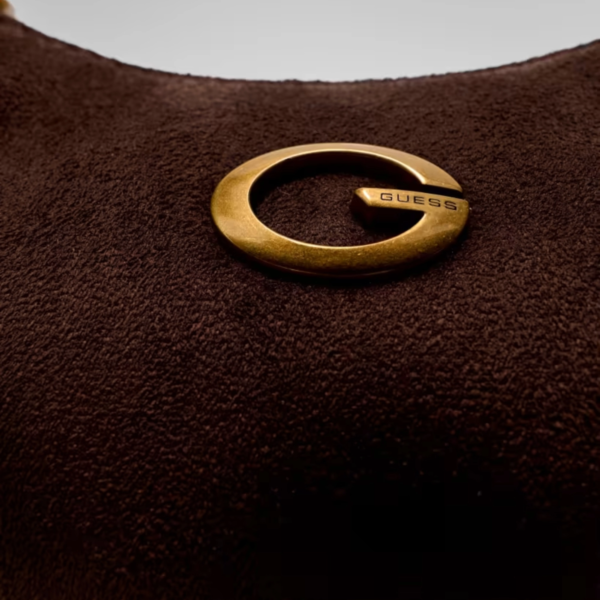 Guess - Γυναικεία Τσάντα Ώμου/Χειρός Allegra HWSG2237180-ESP Καφέ Σκούρο HWSG2237180-ESP