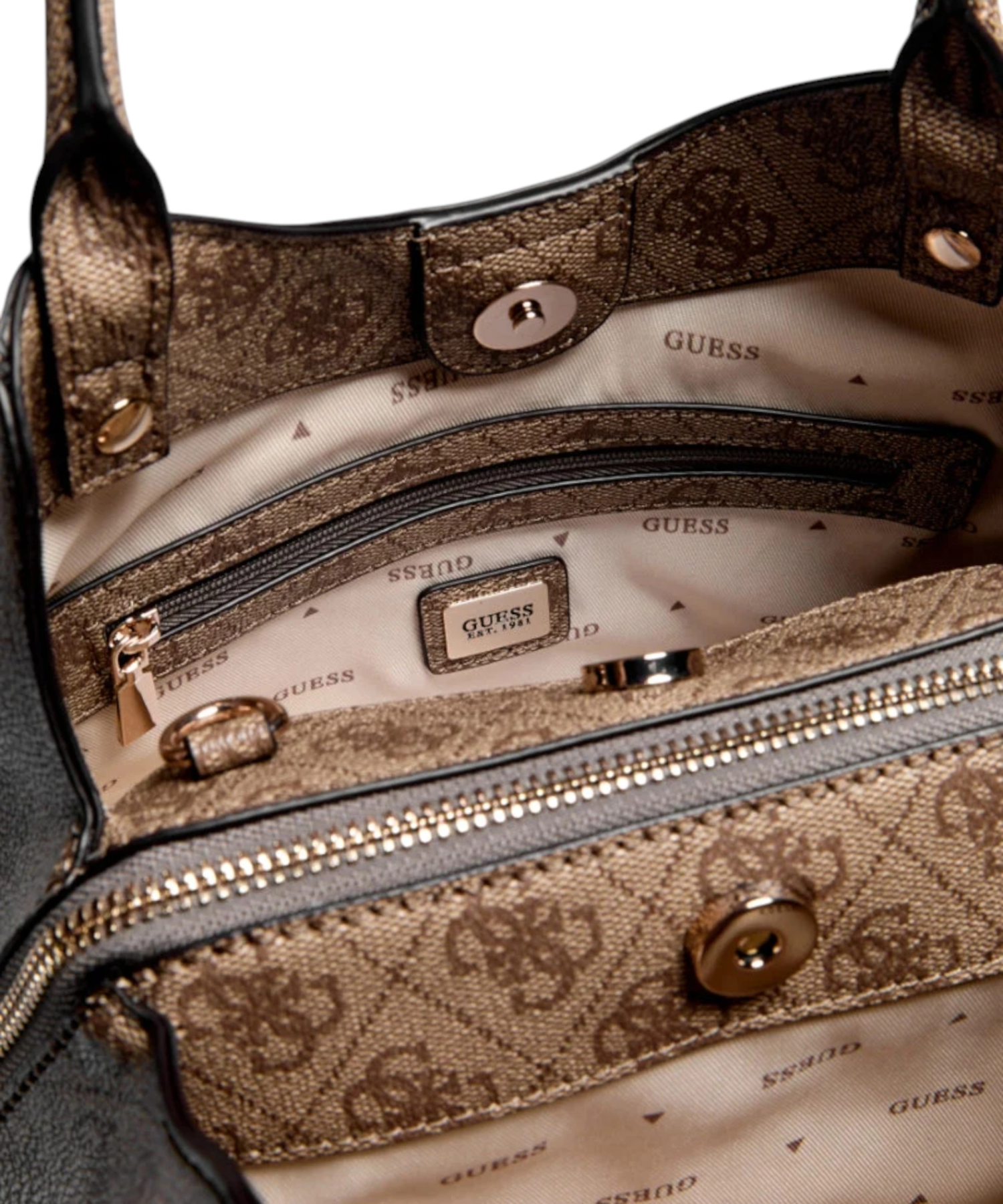 Guess – Γυναικεία Τσάντα ΏμουΧειρός Grlfrnd HWSG2484220-LAT Καφέ (3) Guess - Γυναικεία Τσάντα Ώμου/Χειρός Grlfrnd HWSG2484220-LAT Καφέ HWSG2484220-LAT