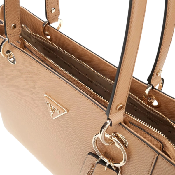 Guess - Γυναικεία Τσάντα Ώμου/Χειρός Noelle II HWZG9672250-BEI Μπεζ HWZG9672250-BEI