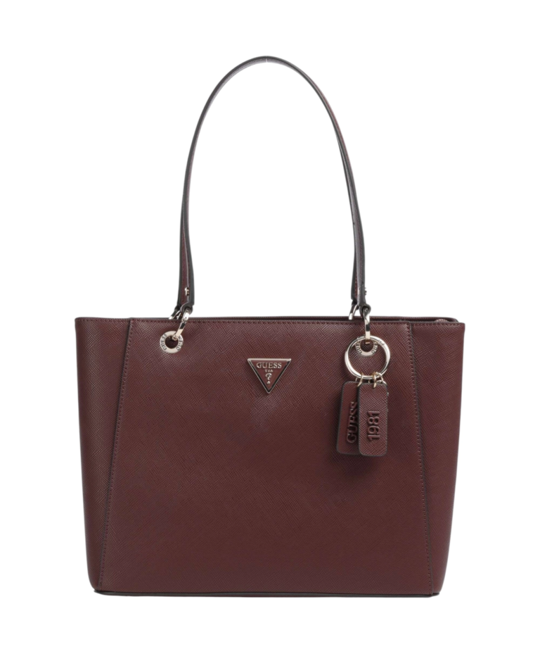 Guess - Γυναικεία Τσάντα Ώμου/Χειρός Noelle II HWZG9672250-BUR Μπορντό