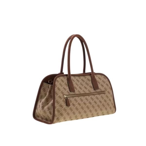 Guess - Γυναικεία Τσάντα Ώμου/Χειρός Samantha HWJG2313060-LGW Μπεζ/Καφέ HWJG2313060-LGW