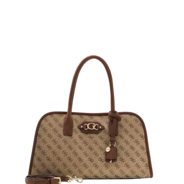 Guess - Γυναικεία Τσάντα Ώμου/Χειρός Samantha HWJG2313060-LGW Μπεζ/Καφέ