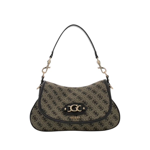 Guess - Γυναικεία Τσάντα Ώμου/Χειρός Samantha HWJT2313190-BLO Μαύρο