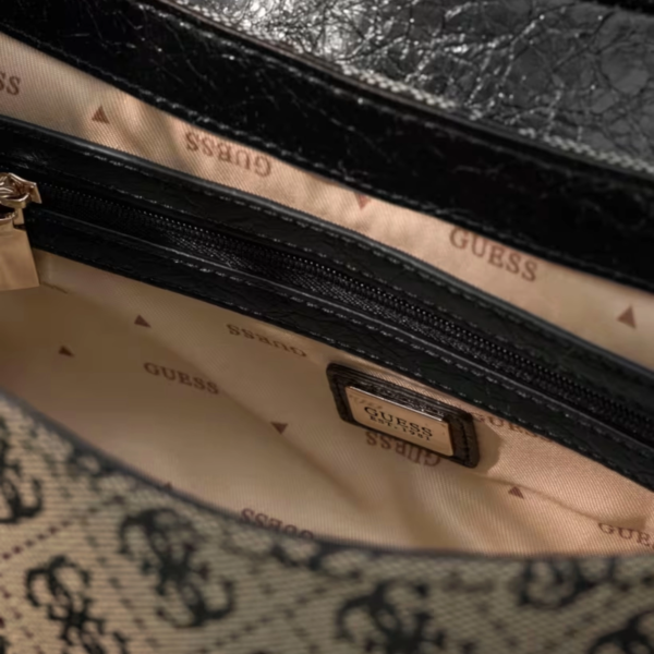 Guess - Γυναικεία Τσάντα Ώμου/Χειρός Samantha HWJT2313190-BLO Μαύρο HWJT2313190-BLO