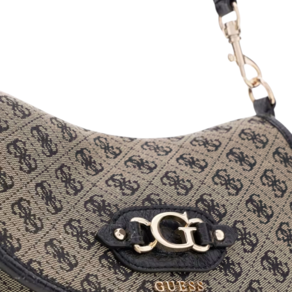Guess - Γυναικεία Τσάντα Ώμου/Χειρός Samantha HWJT2313190-BLO Μαύρο HWJT2313190-BLO