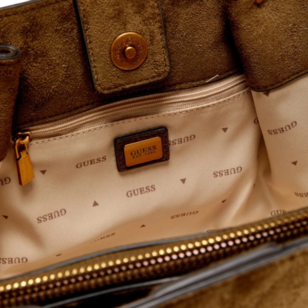 Guess - Γυναικεία Τσάντα Ώμου/Χιαστί Allegra HWSG2237060-OLI Λαδί HWSG2237060-OLI