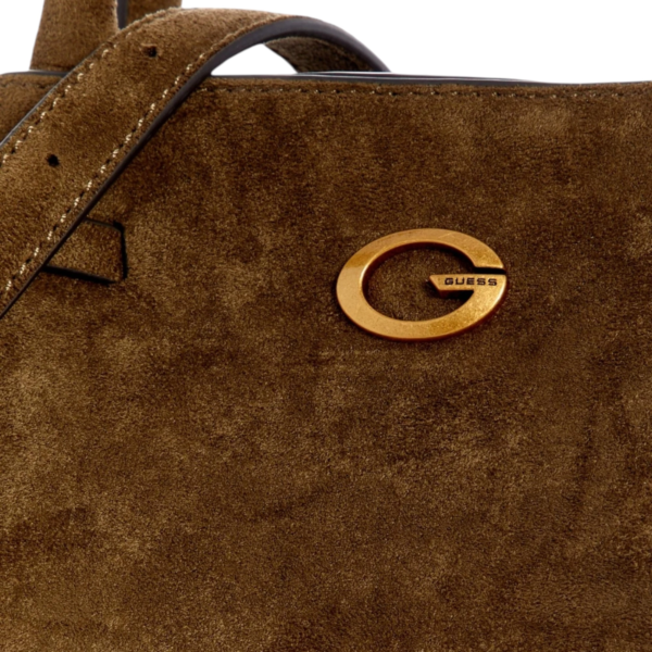 Guess - Γυναικεία Τσάντα Ώμου/Χιαστί Allegra HWSG2237060-OLI Λαδί HWSG2237060-OLI