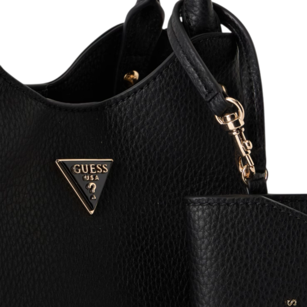 Guess - Γυναικεία Τσάντα Ώμου/Χιαστί Lorella HWBG2306220-BLA Μαύρο HWBG2306220-BLA