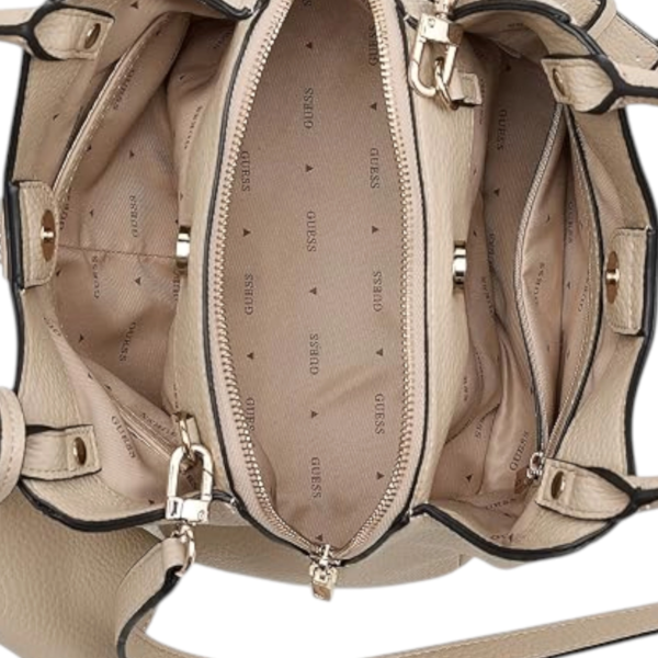 Guess - Γυναικεία Τσάντα Ώμου/Χιαστί Lorella HWBG2306220-BON Εκρού HWBG2306220-BON