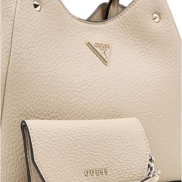 Guess - Γυναικεία Τσάντα Ώμου/Χιαστί Lorella HWBG2306220-BON Εκρού HWBG2306220-BON