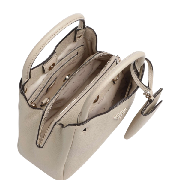 Guess - Γυναικεία Τσάντα Ώμου/Χιαστί Lorella HWBG2306220-BON Εκρού HWBG2306220-BON