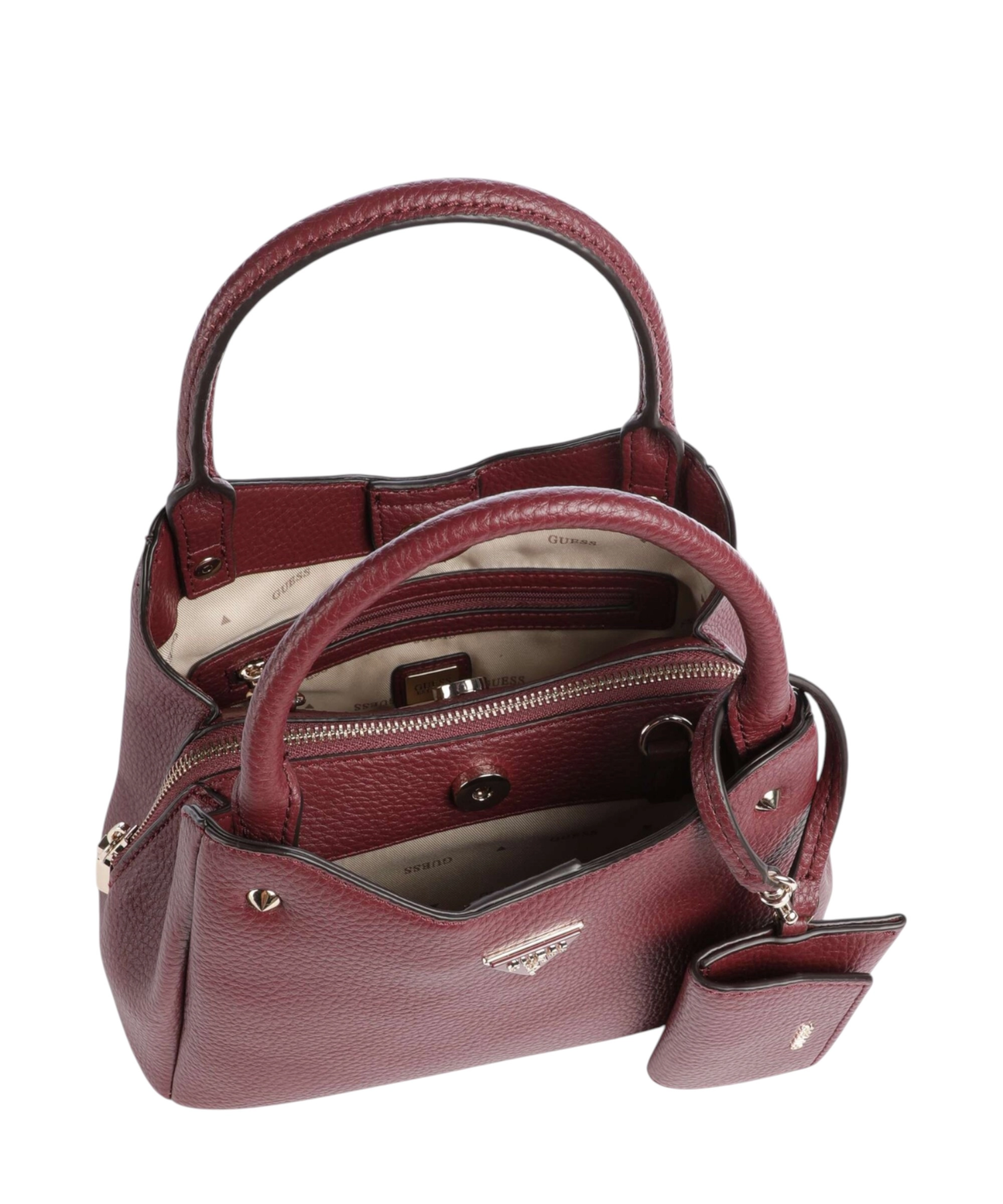 Guess – Γυναικεία Τσάντα ΏμουΧιαστί Lorella HWBG2306220-MER Μπορντό (5) Guess - Γυναικεία Τσάντα Ώμου/Χιαστί Lorella HWBG2306220-MER Μπορντό HWBG2306220-MER