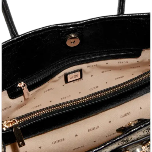 Guess - Γυναικεία Τσάντα Ώμου/Χιαστί Samantha HWJT2313060-BLA Μαύρο HWJT2313060-BLA