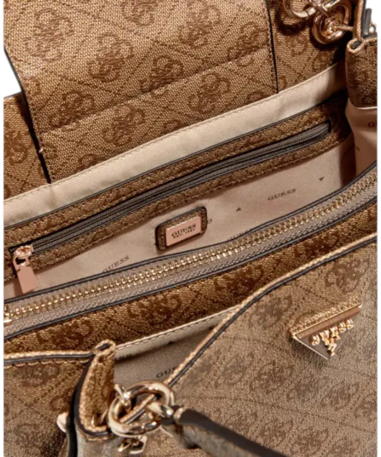 Guess – Γυναικεία Τσάντα ΏμουΧιαστί Samantha HWJT2313060-BLA Μαύρο (4) Guess - Γυναικεία Τσάντα Ώμου/Χειρός Lorella HWSG2484230-LAT Καφέ HWSG2484230-LAT