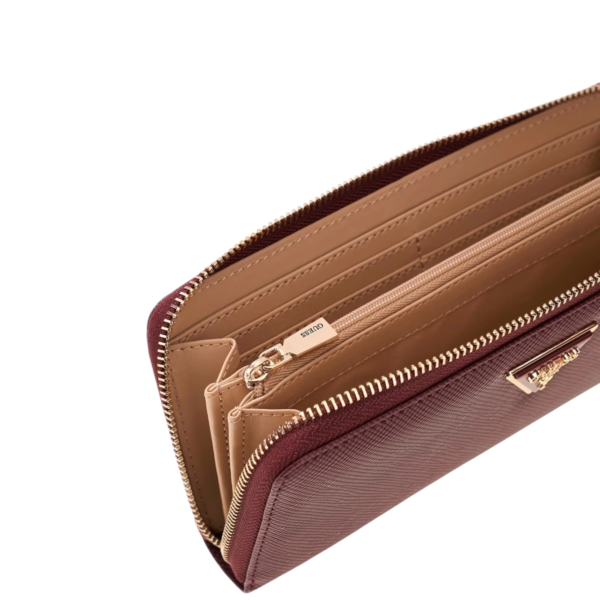 Guess - Γυναικείο Πορτοφόλι Laurel II Slg SWZG7459146-BUR Μπορντό SWZG7459146-BUR