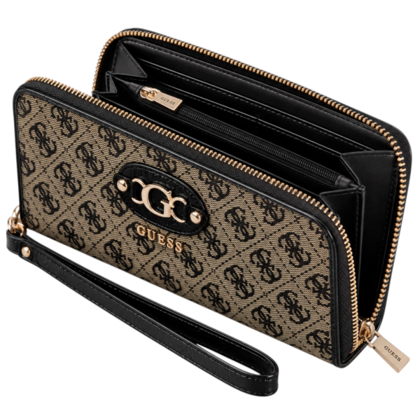 Guess - Γυναικείο Πορτοφόλι Samantha SLG SWJT2313146-BLA Ανθρακί SWJT2313146-BLA