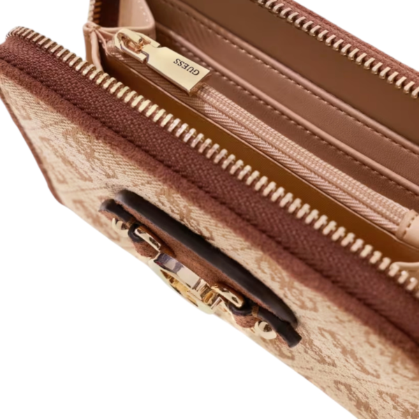 Guess - Γυναικείο Πορτοφόλι Samantha SWJG2313140-LGW Μπεζ/Καφέ SWJG2313140-LGW
