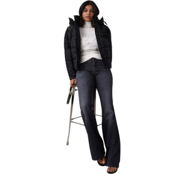 Guess - Γυναικείο Πουλόβερ Ζιβάγκο Slim Fit W6BR54Z1455-G012 Λευκό W6BR54Z1455-G012