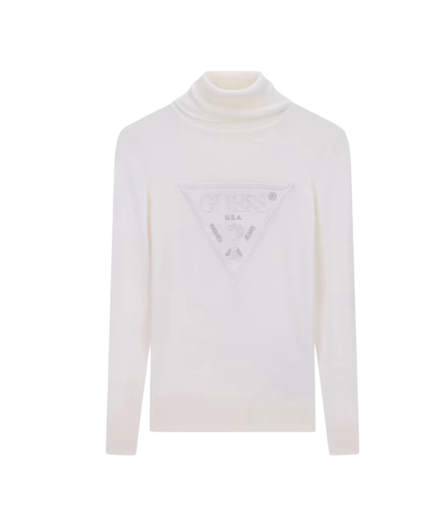 Guess - Γυναικείο Πουλόβερ Ζιβάγκο Slim Fit W6BR54Z1455-G012 Λευκό (6) Guess - Γυναικείο Πουλόβερ Ζιβάγκο Slim Fit W6BR54Z1455-G012 Λευκό W6BR54Z1455-G012