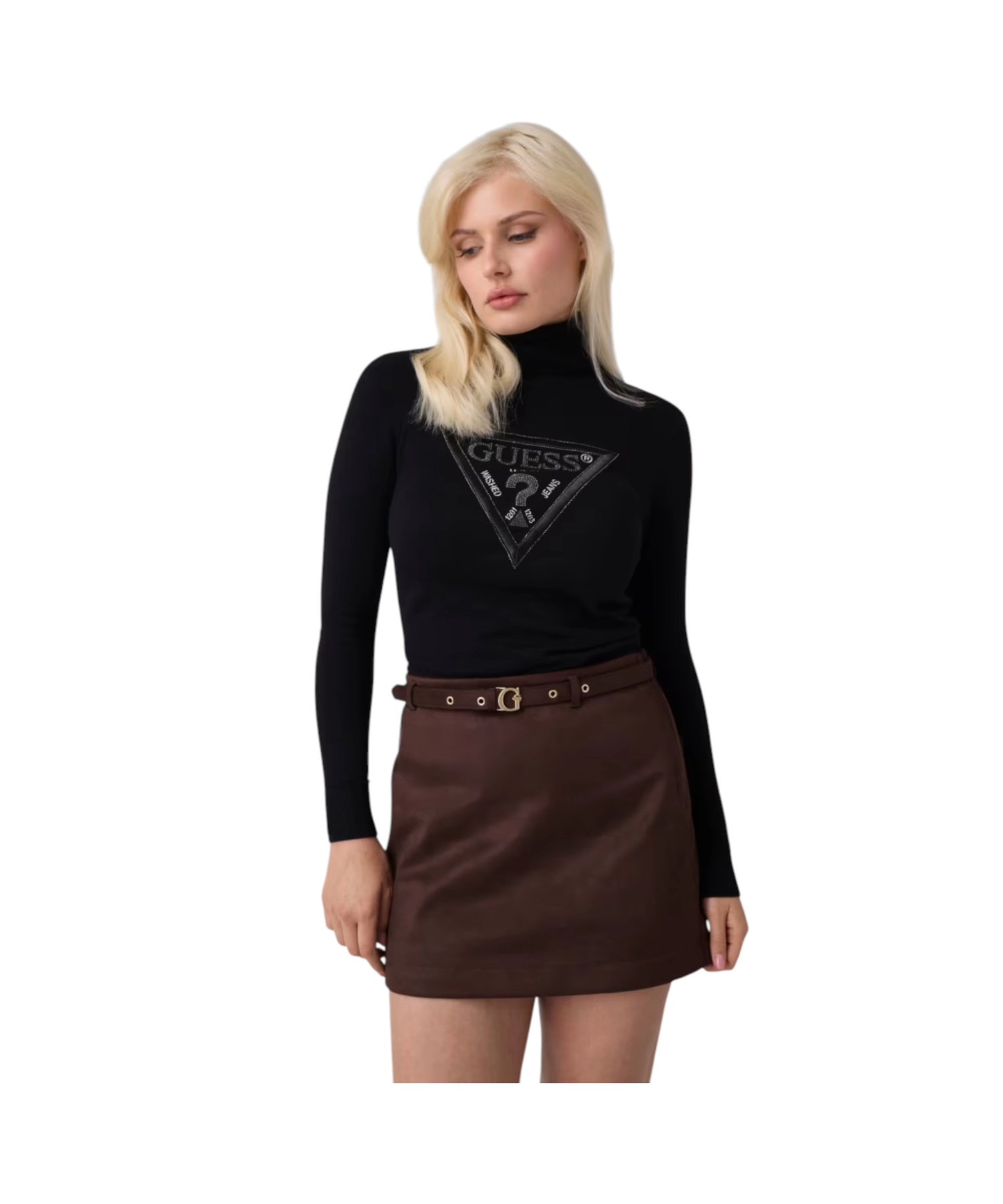 Guess – Γυναικείο Πουλόβερ Ζιβάγκο Slim Fit W6BR54Z1455-JBLK Μαύρο (1) Guess - Γυναικείο Πουλόβερ Ζιβάγκο Slim Fit W6BR54Z1455-JBLK Μαύρο W6BR54Z1455-JBLK