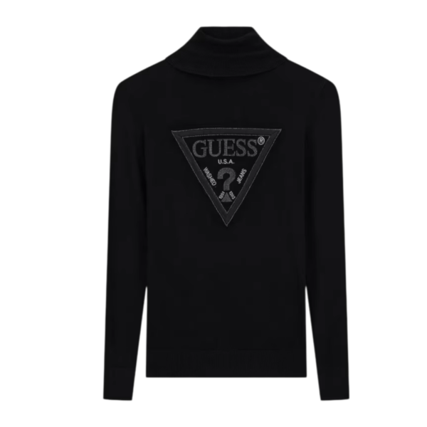 Guess - Γυναικείο Πουλόβερ Ζιβάγκο Slim Fit W6BR54Z1455-JBLK Μαύρο