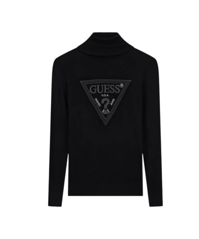 Guess - Γυναικείο Πουλόβερ Ζιβάγκο Slim Fit W6BR54Z1455-JBLK Μαύρο