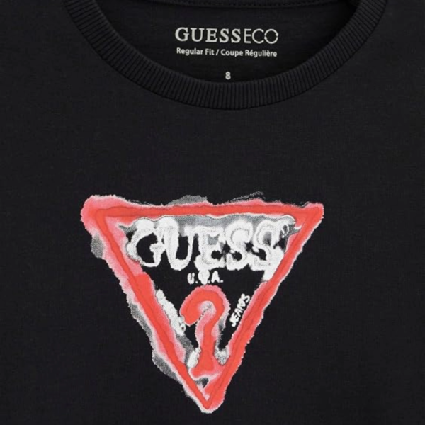 Guess - Παιδική Μακρυμάνικη Μπλούζα L6BI06K5727-JBLK Μαύρο L6BI06K5727-JBLK