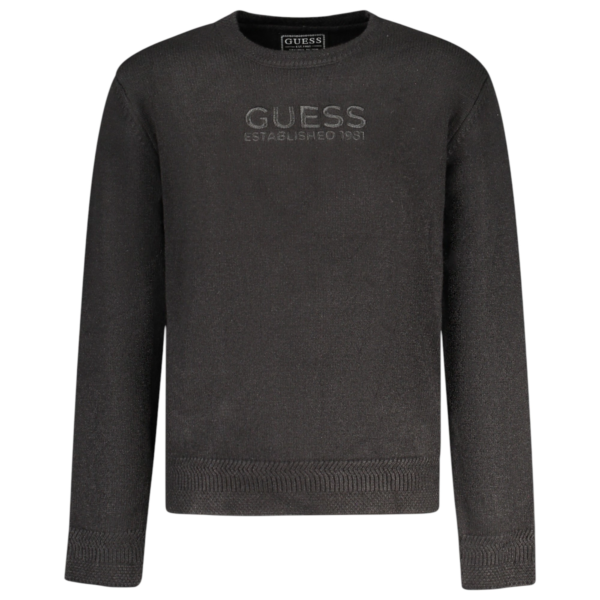 Guess - Παιδικό Πλεκτό Πουλóβερ L6BR05Z1495-JBLK Μαύρο L6BR05Z1495-JBLK