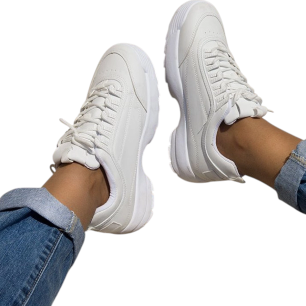 Luigi - Γυναικεία Sneakers με Ραφές 3840204 Λευκό 3840204
