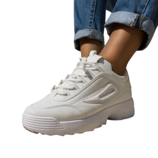 Luigi - Γυναικεία Sneakers με Ραφές 3840204 Λευκό 3840204