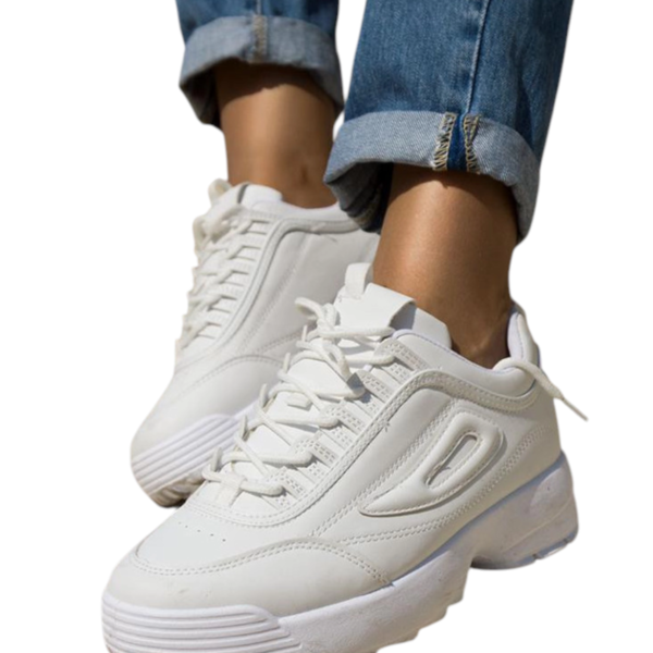 Luigi - Γυναικεία Sneakers με Ραφές 3840204 Λευκό 3840204