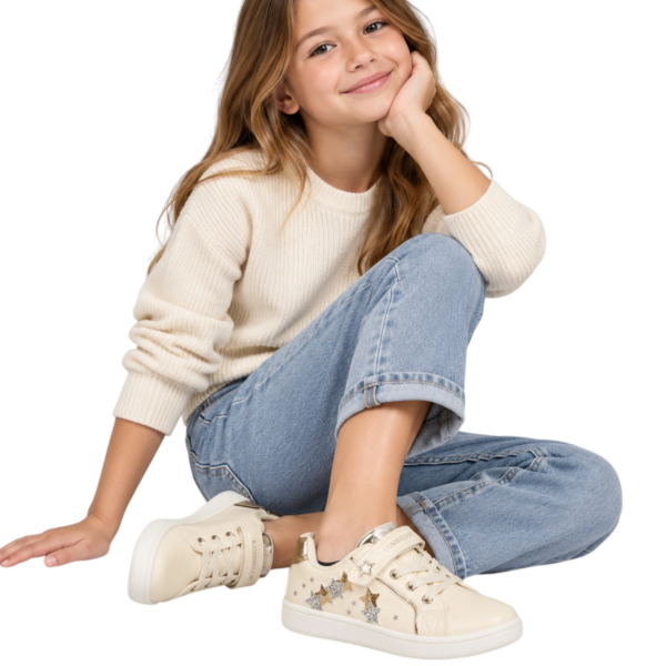 Lumberjack - Παιδικά Παπούτσια Sneaker για Κορίτσια Sprinkles 102690980 Μπεζ 102690980