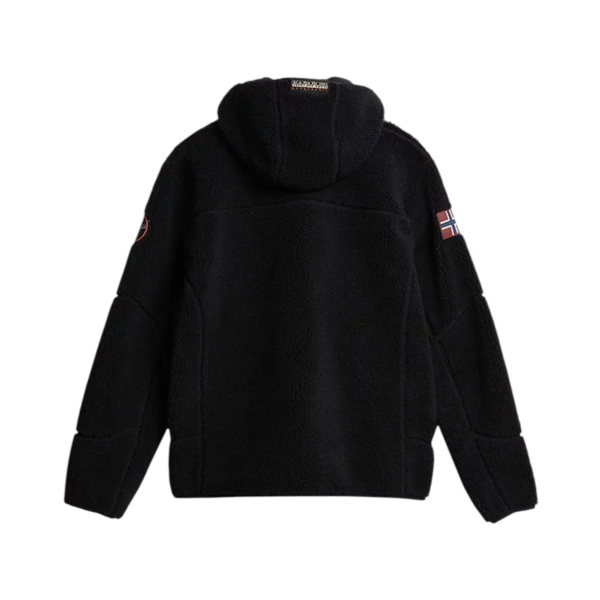 Napapijri - Ανδρική Ζακέτα Fleece Yupik FZ5 Regular Fit NP0A8AZU-941 Μαύρο NP0A8AZU941