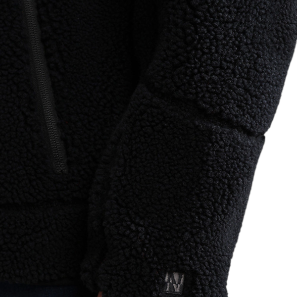 Napapijri - Ανδρική Ζακέτα Fleece Yupik FZ5 Regular Fit NP0A8AZU-941 Μαύρο NP0A8AZU941