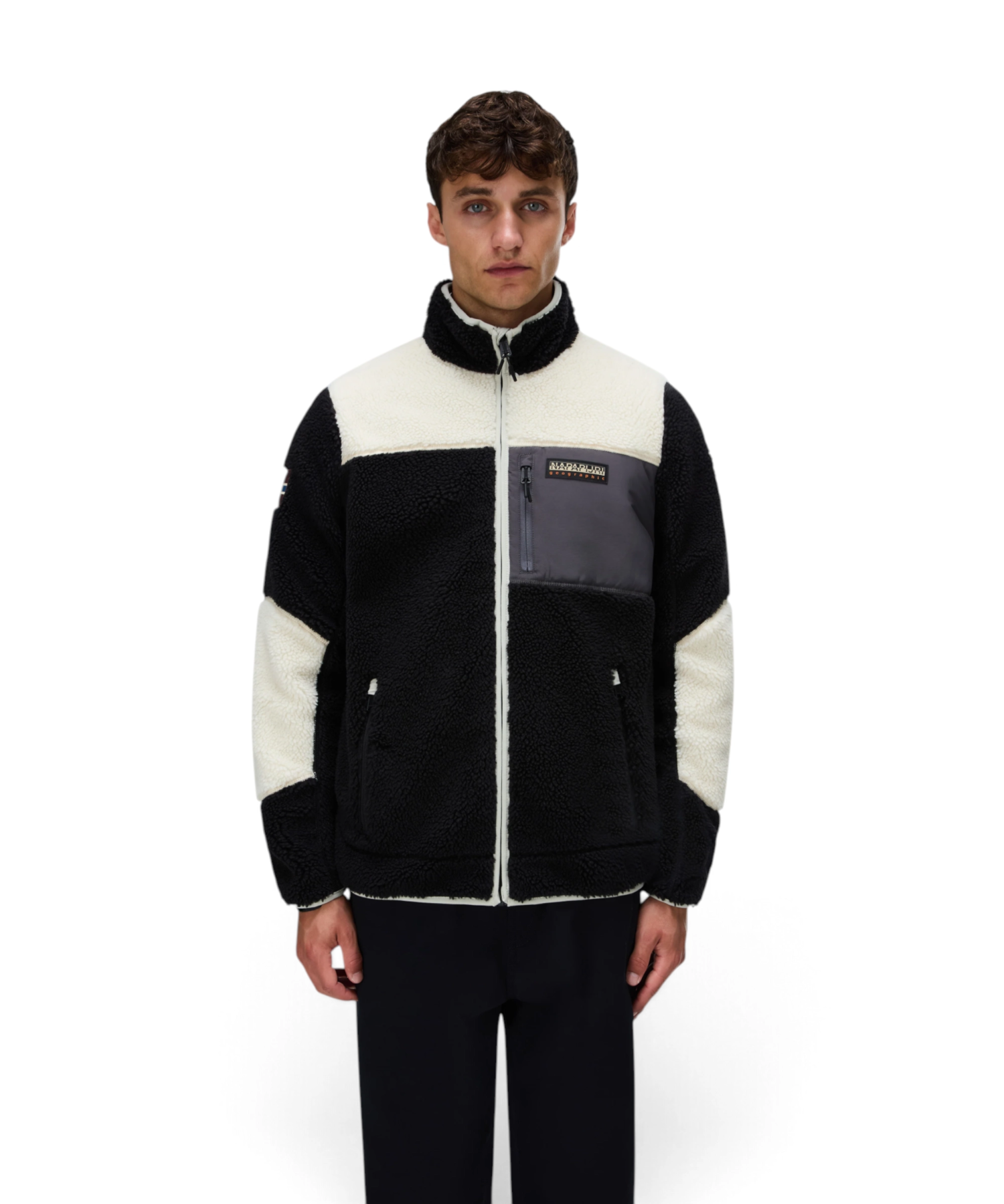 Napapijri – Ανδρική Ζακέτα Fleece Yupik FZ5 Regular Fit NP0A8AZU-MCB Μαύρο (2) Napapijri - Ανδρική Ζακέτα Fleece Yupik FZ5 Regular Fit NP0A8AZU-MCB Μαύρο NP0A8AZUMCB