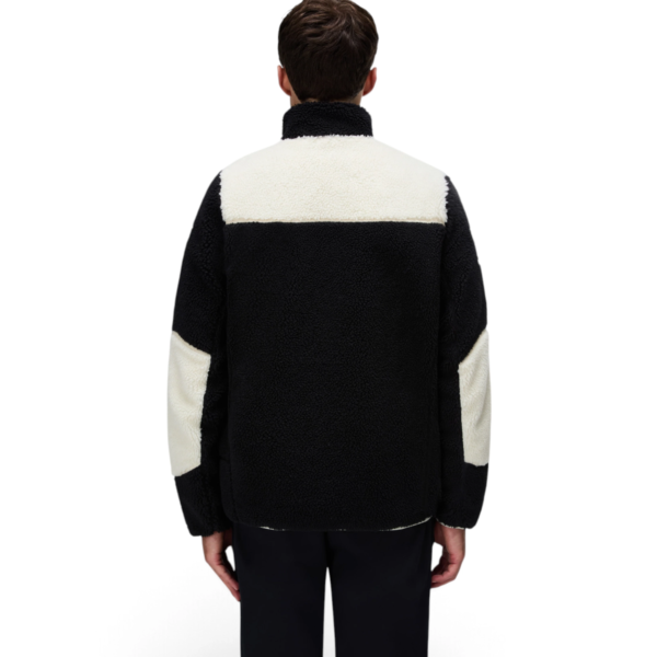 Napapijri - Ανδρική Ζακέτα Fleece Yupik FZ5 Regular Fit NP0A8AZU-MCB Μαύρο NP0A8AZUMCB