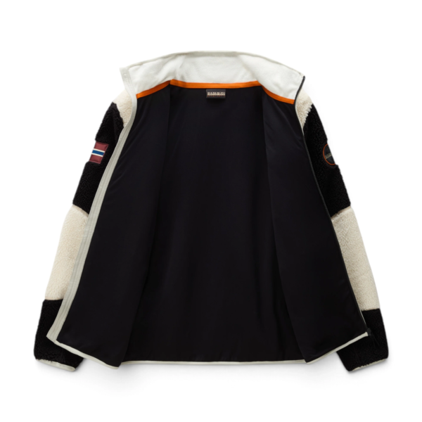 Napapijri - Ανδρική Ζακέτα Fleece Yupik FZ5 Regular Fit NP0A8AZU-MCB Μαύρο NP0A8AZUMCB