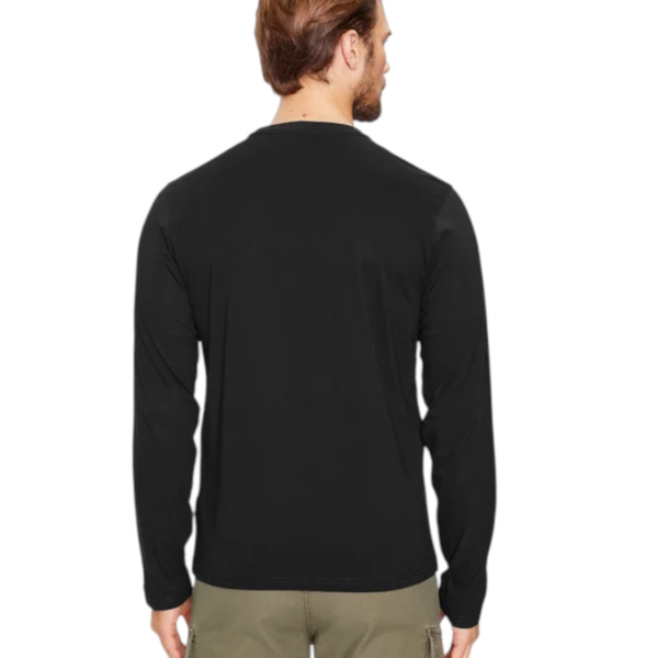 Napapijri - Ανδρική Μακρυμάνικη Μπλούζα Salis Jersey Long Sleeve NP0A4HN7-041 Μαύρο NP0A4HN7041