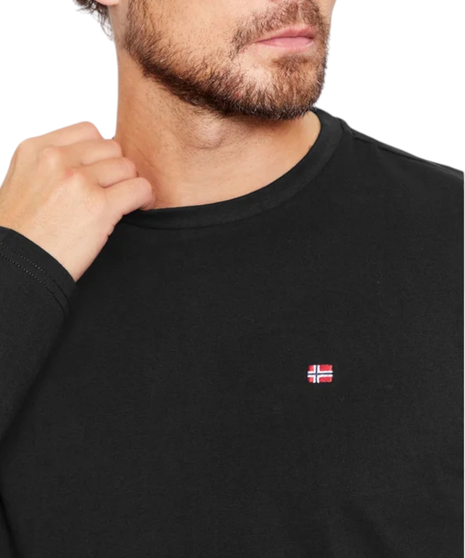 Napapijri – Ανδρική Μακρυμάνικη Μπλούζα Salis Jersey Long Sleeve NP0A4HN7-041 Μαύρο (3) Napapijri - Ανδρική Μακρυμάνικη Μπλούζα Salis Jersey Long Sleeve NP0A4HN7-041 Μαύρο NP0A4HN7041